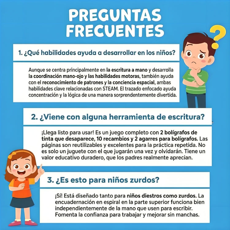 Libro Mágico de Escritura Infantil